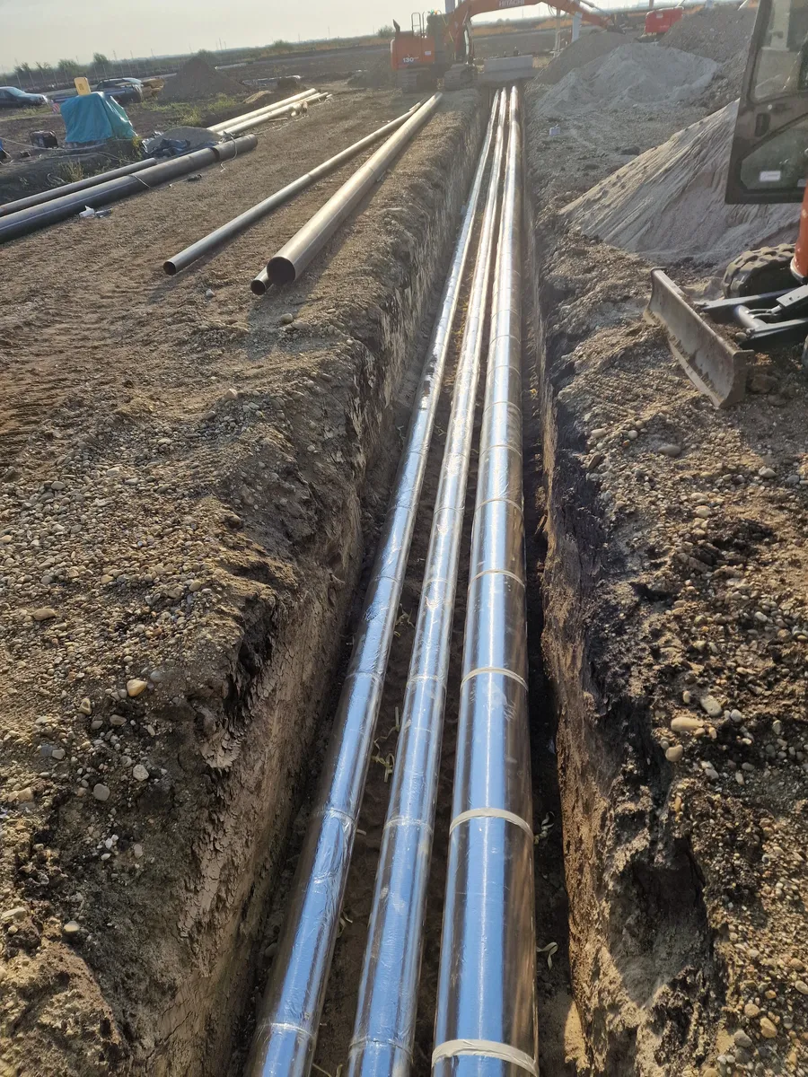 Seră cu instalație termică profesională