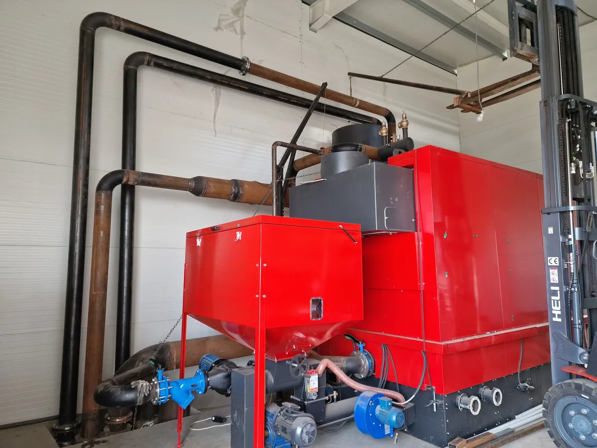 Seră agricolă cu încălzire